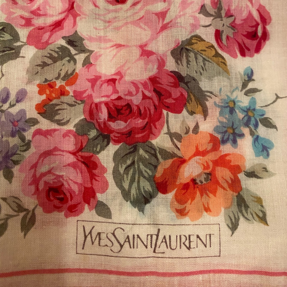YSL Yves Saint Laurent Handkerchief